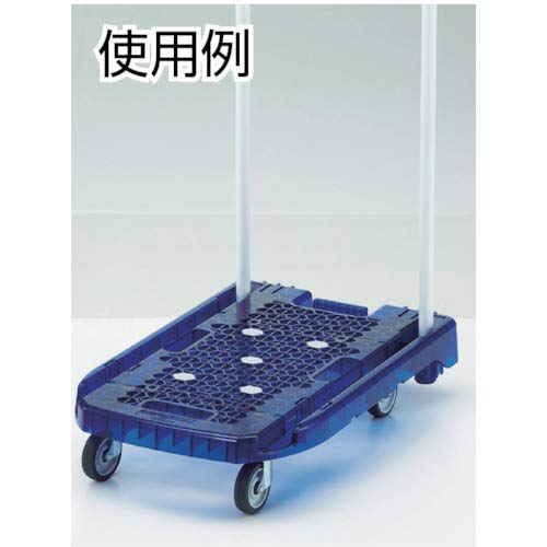 TRUSCO 樹脂台車 アクロキャリー AC−1用滑り止めゴムセット 10個入 緑