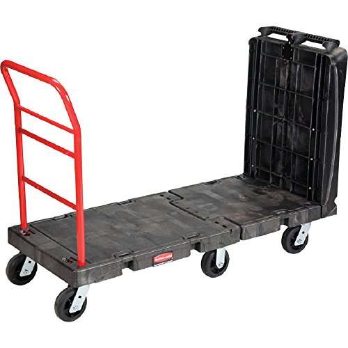 ラバーメイド 樹脂製運搬車 コンバーチブルプラットフォームトラック 長さ1562×幅616×270mm ハンドル高さ1069mm