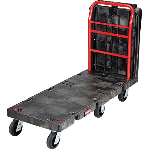 ラバーメイド 樹脂製運搬車 コンバーチブルプラットフォームトラック 長さ1562×幅616×270mm ハンドル高さ1069mm