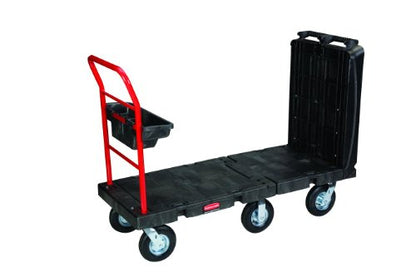ラバーメイド 樹脂製運搬車 コンバーチブルプラットフォームトラック 長さ1217×幅616×320mm ハンドル高さ1133mm