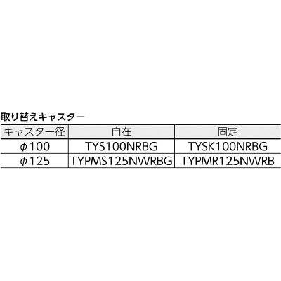 TRUSCO 樹脂台車 グランカート 蓋無ハンドトラックボックス付 718X468