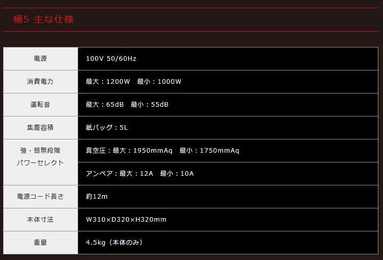 大一産業　小型ドライバキューム極５