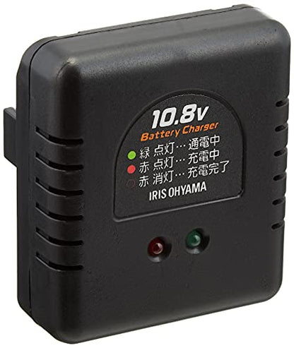 IRIS 518119 充電器 10.8V ブラック