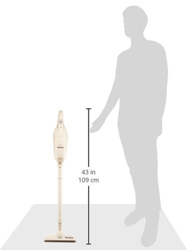 マキタ 充電式クリーナ 10.8V差込 紙パック式 アイボリー（本体のみ）
