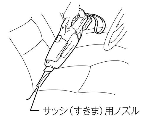 マキタ 充電式クリーナ 10.8V 紙パック式 ワンタッチスイッチ ホワイト （本体・バッテリ・充電器付）