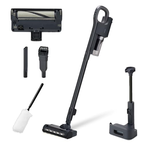 IRIS 296092 充電式サイクロンスティッククリーナー daspo グレー