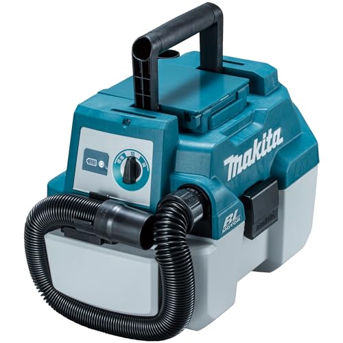 マキタ 充電式集じん機（乾湿両用） 18V 集じん容量7.5L 吸水4.5L 本体・ショルダベルト付 （バッテリ・充電器別売）