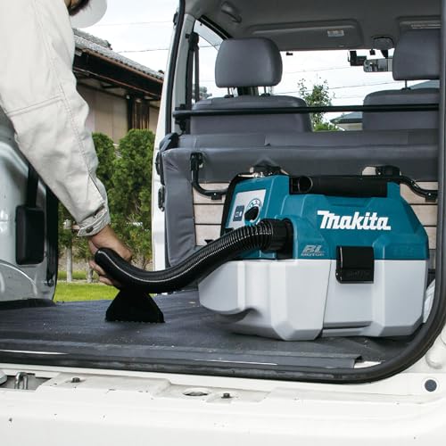 マキタ 充電式集じん機（乾湿両用） 18V 集じん容量7.5L 吸水4.5L 本体・ショルダベルト付 （バッテリ・充電器別売）