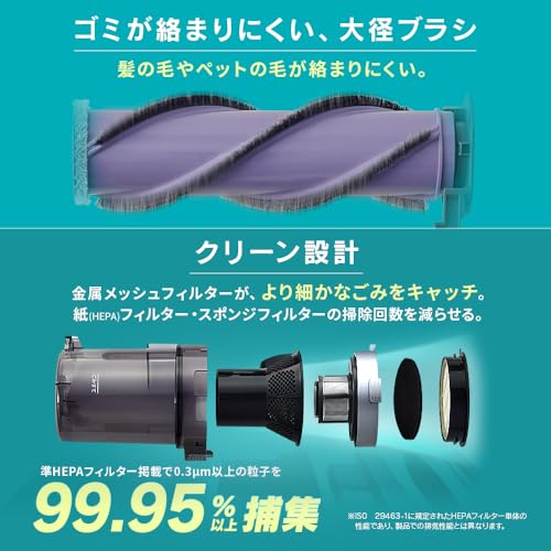 IRIS 297679 充電式サイクロンスティッククリーナーSUUZE ホワイト