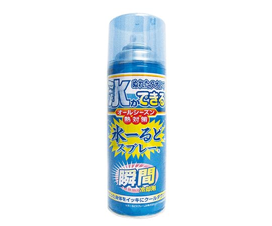 緑十字 熱中症予防対策商品 瞬間冷却剤 氷〜るどスプレー 420ml