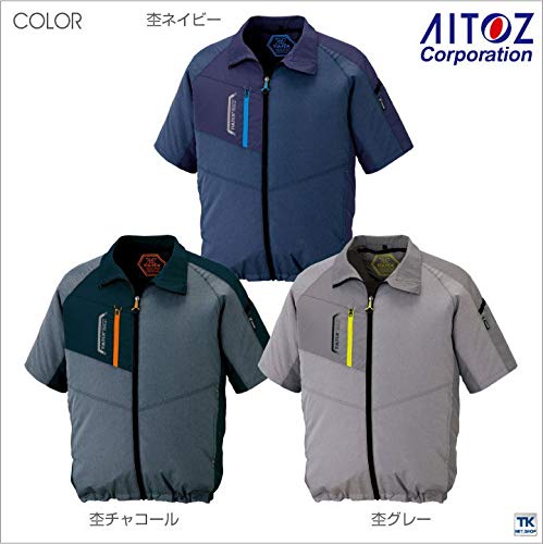 アイトス 空調服用半袖ジャケット（空調服TM） 杢グレー L