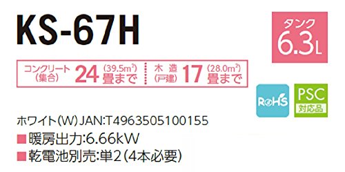 トヨトミ 電子点火式対流型石油ストーブ