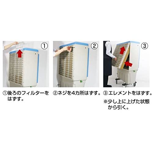 日動 気化式送風機［冷風・加湿］オゾーン