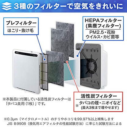 IRIS 260313 空気清浄機 ホコリセンサー付き PMAC−100−S