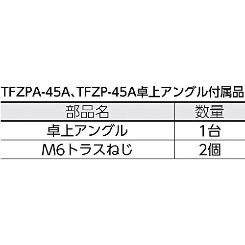 TRUSCO 全閉式アルミハネ工場扇 ゼフィール 卓上タイプ