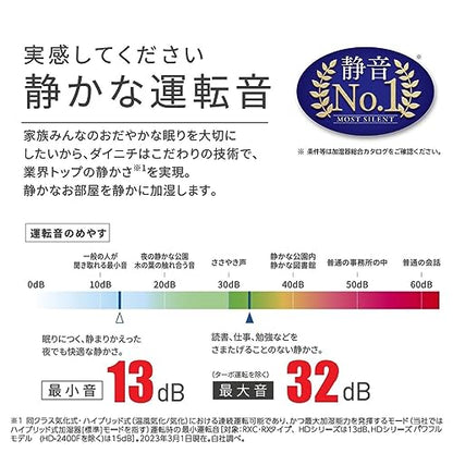 ダイニチ 気化ハイブリッド式加湿器 HD−RXC900B−ブラウン 0H52990