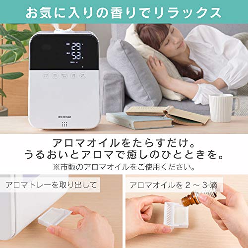 IRIS 【在庫限り今季終売】513879 ハイブリッド加湿器