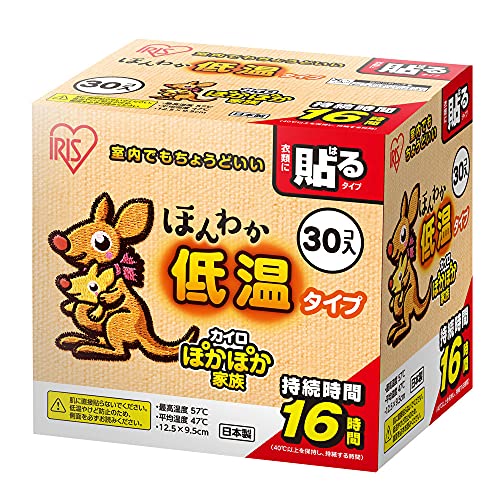 IRIS 206036 ほんわか低温カイロレギュラー30個入り