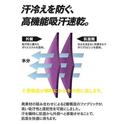おたふく BT デュアルブラッシュド ヘビーウェイト ロングパンツ ブラック M