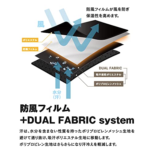 おたふく 防風ハイネックシャツ ウインドスマッシュ 3