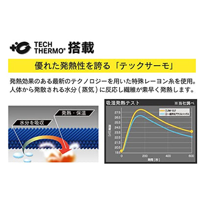 おたふく BT サーモ 先丸（2P） ブラック