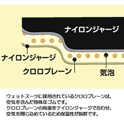 COVERWORK 防寒WETCLUBハーフソックス LL