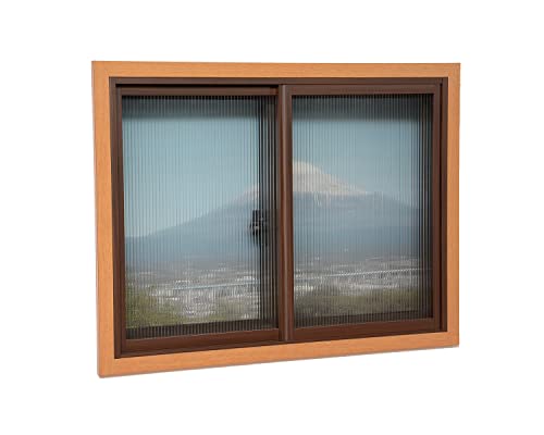 光 簡易内窓用フレームレールキット ベランダ・大きい窓用 ダークオーク 防カビ抗菌剤入り