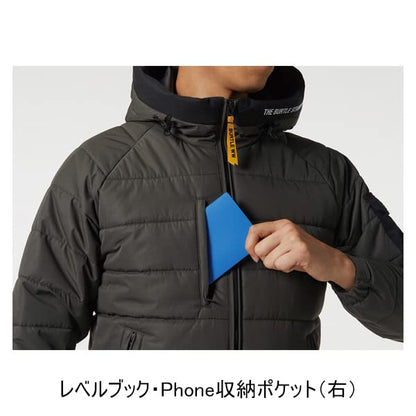 BURTLE 防寒フーディジャケット 5030−35−XXL ブラック