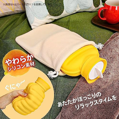 MIYAKE 電子レンジ専用湯たんぽ PONPON グリーン