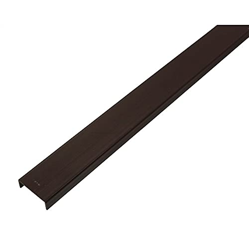 光 簡易内窓用フレーム＆レール 横カバー ブラウン 12×34×2100mm