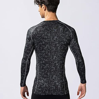 おたふく BTパワーストレッチ クルーネックシャツ 迷彩 S