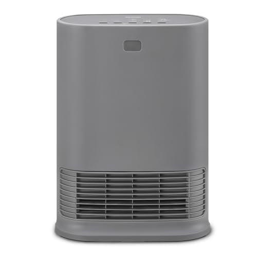 IRIS 202786 大風量セラミックヒーター Wセンサー付 グレー