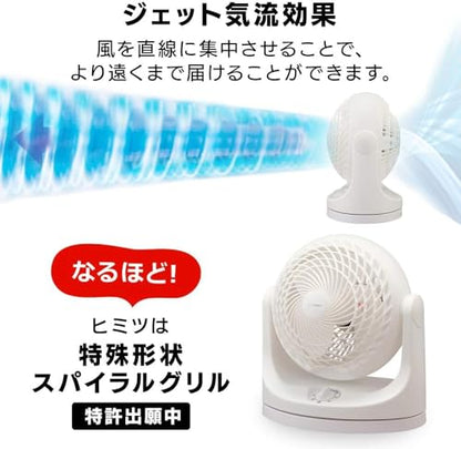 IRIS 283237サーキュレーター 14畳 首振り マカロン型