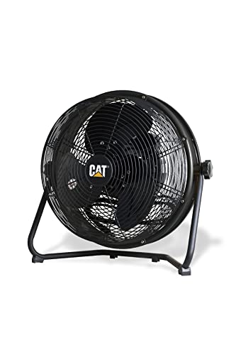 CAT 工場扇 35cm（壁・床タイプ）羽根軸180°半転機能付 ブラック