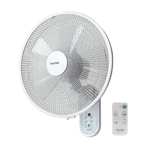 TEKNOS 壁掛けフルリモコンDC扇風機 40cm