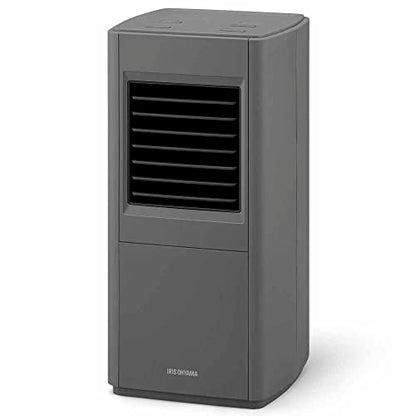IRIS 296264 スリムセラミックファンヒーター グレー