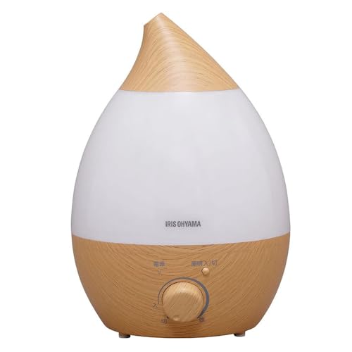 IRIS 572481 超音波式加湿器 しずく型 ナチュラル