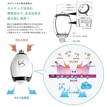 Kaltech 【売切廃番】 脱臭LED電球ターンドケイ（昼白色）