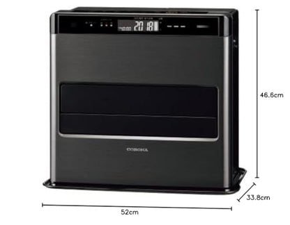 コロナ 石油ファンヒーター WZシリーズ 木造15畳用 グランブラック