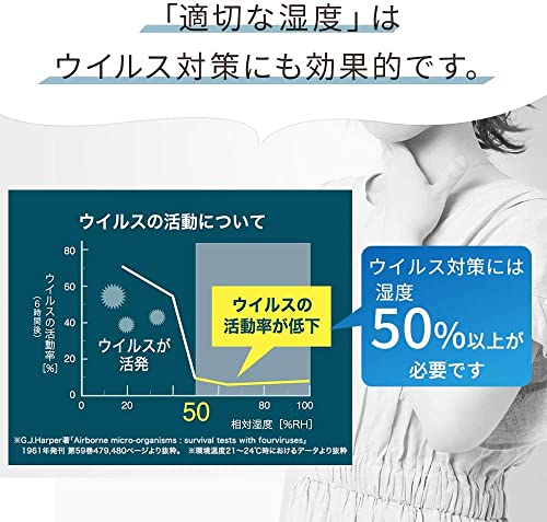 IRIS 274548 加熱式加湿器 ホワイト