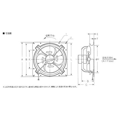 Ｓｕｉｄｅｎ　有圧換気扇　ハネ径２５ｃｍ　１速式　１００Ｖ